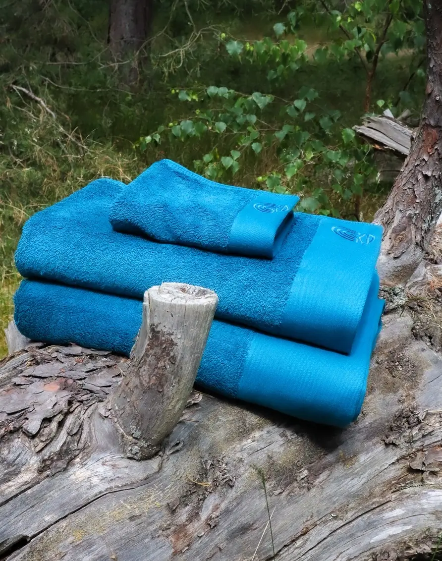 Elba 3pcs towel collection blue