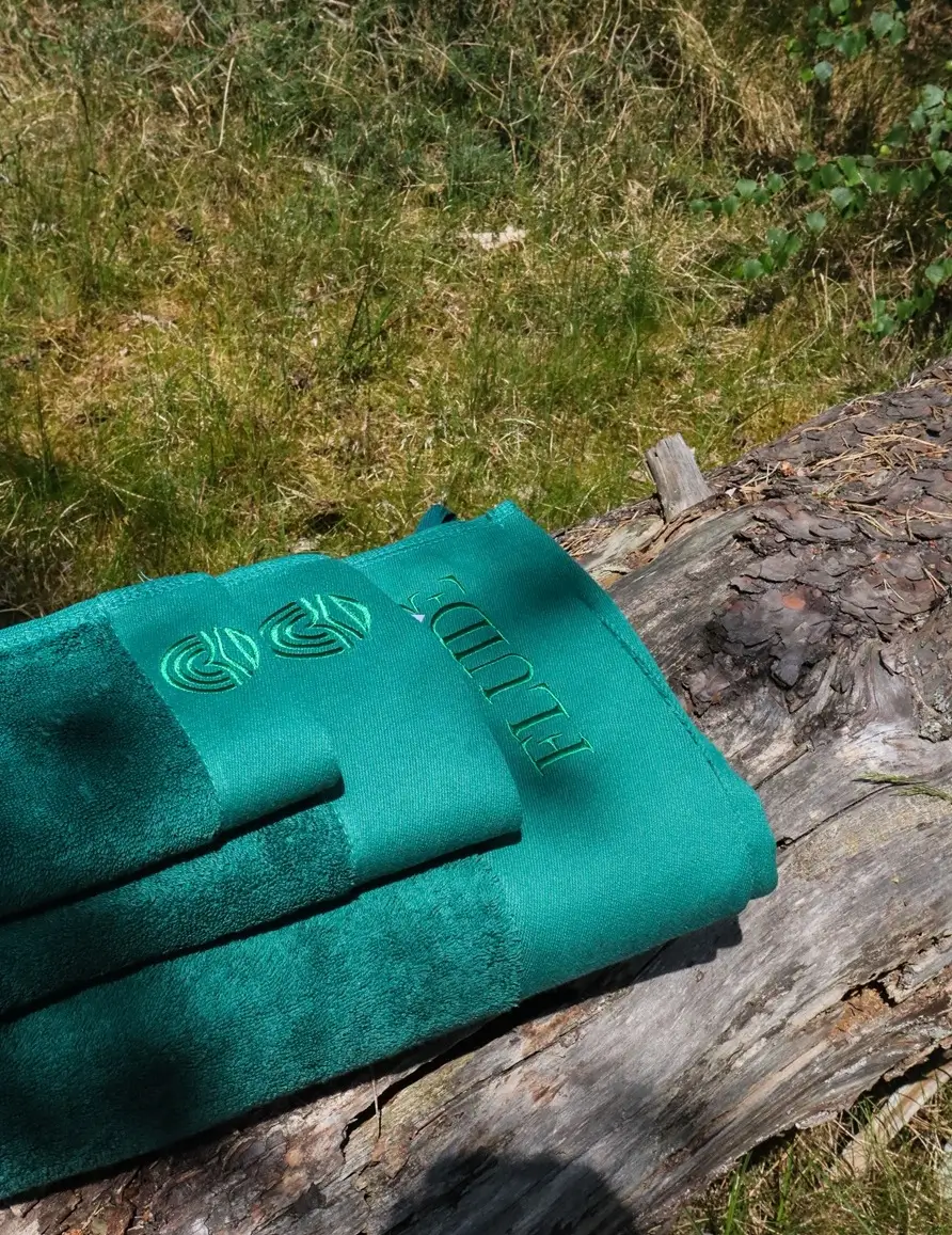 Elba 3pcs towel collection green