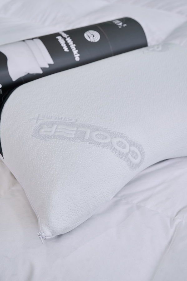 Anti wrinkle pillow open top